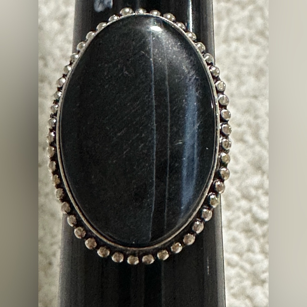 NEW DARK MOONSTONE RING